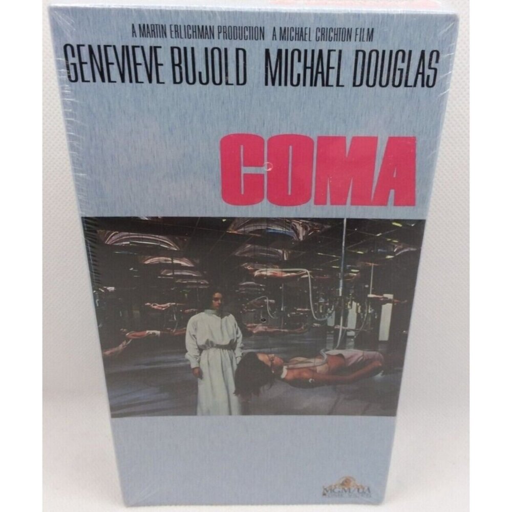 Coma VHS Genevieve Bujold Michael Douglas Vintage Factory Sealed 1978